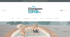 Desktop Screenshot of evergreensoftub.com