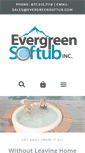 Mobile Screenshot of evergreensoftub.com